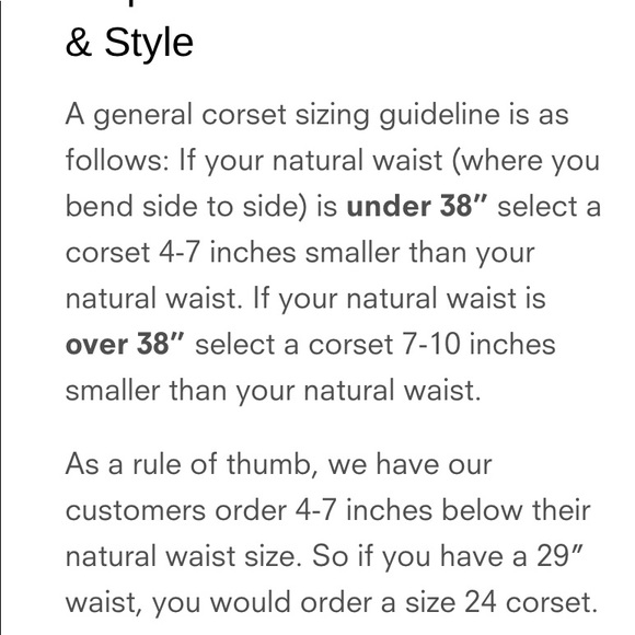 Orchard corset size 30 never worn - Picture 2 of 2